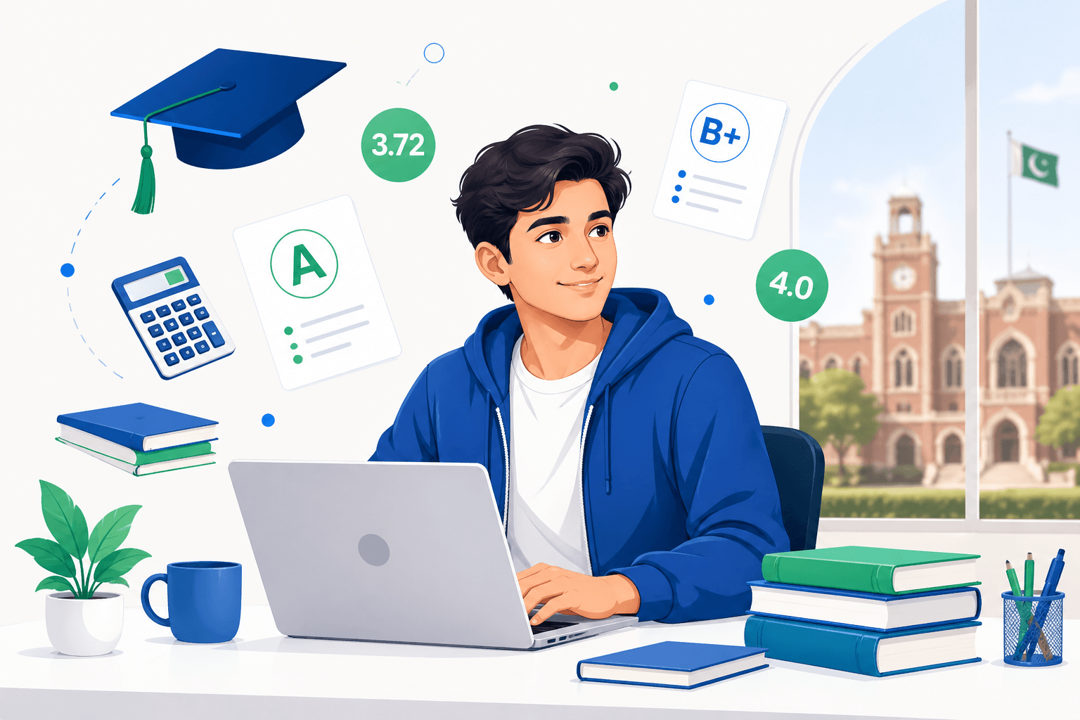 GPA Calculator for Pakistani University Students — TechPot